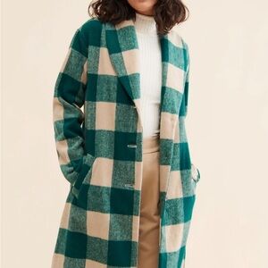 RD Style Lucy Check Coat Large